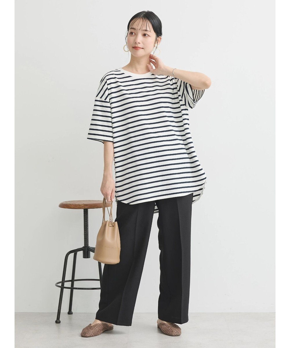 earth music&ecology ラウンドチュニックＴ 