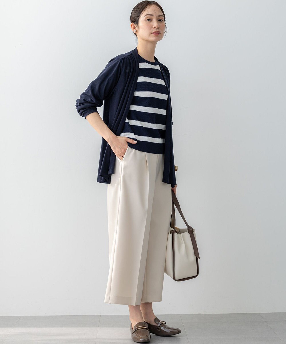 組曲 S 【WEB限定】ドレープジャージー カーディガン 