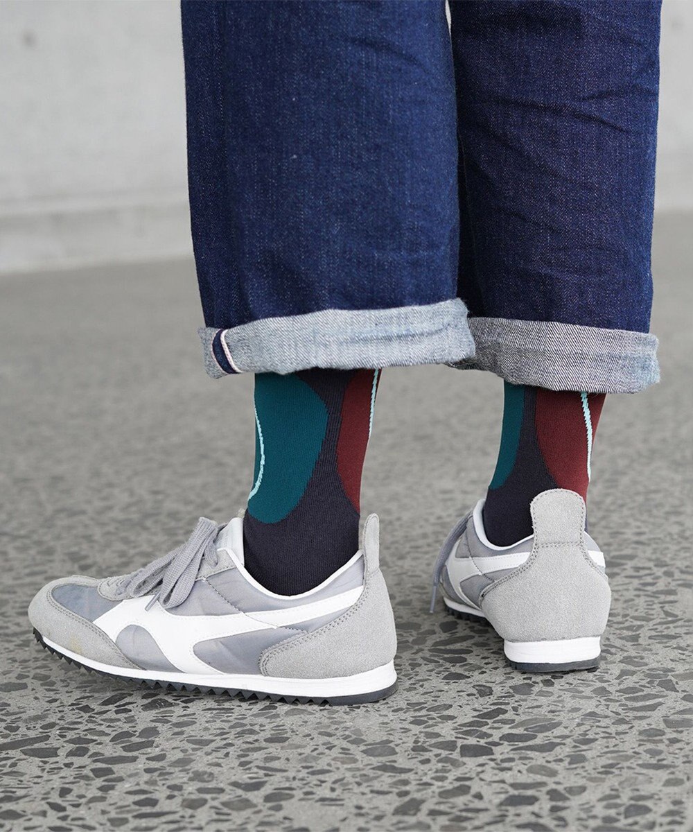 nitorito 【UNISEX】米沢オリジナル柄 nuts 靴下 