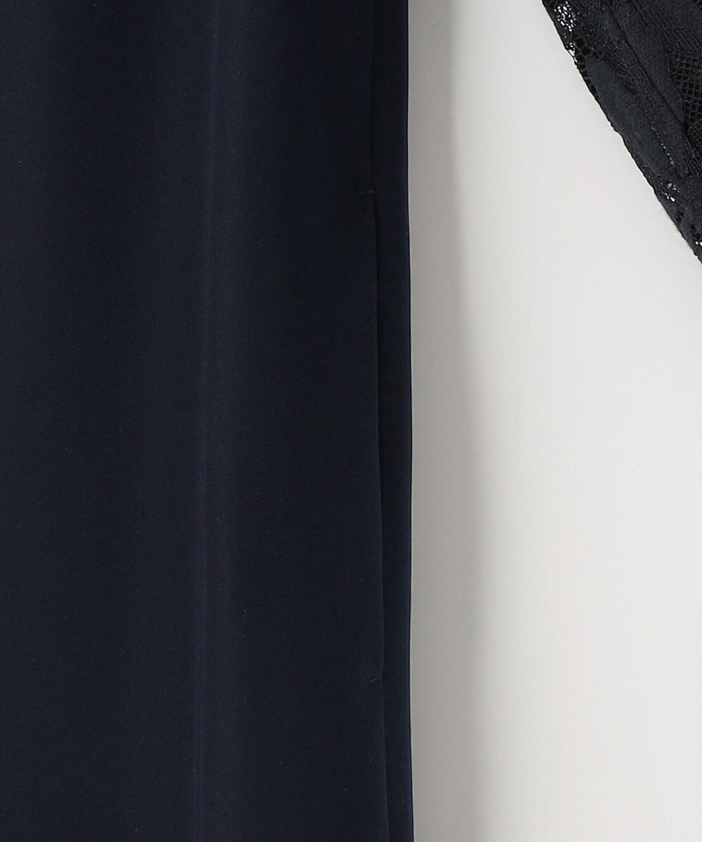 自由区 【XSサイズ～/洗える】フラワーコードレース サックワンピース 