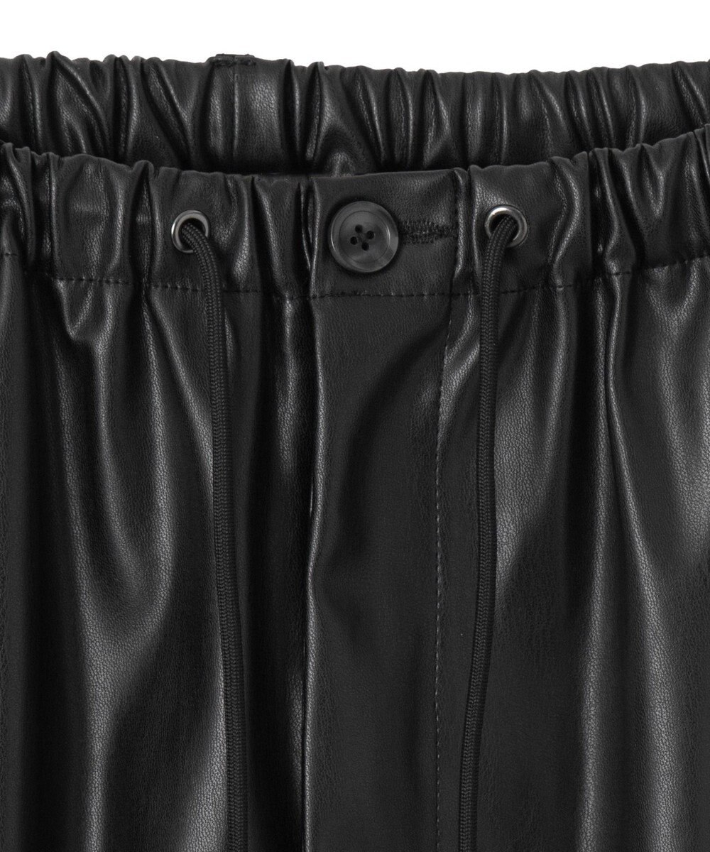 WEGO 【ユニセックス着用ITEM】合皮イージータックパンツ 