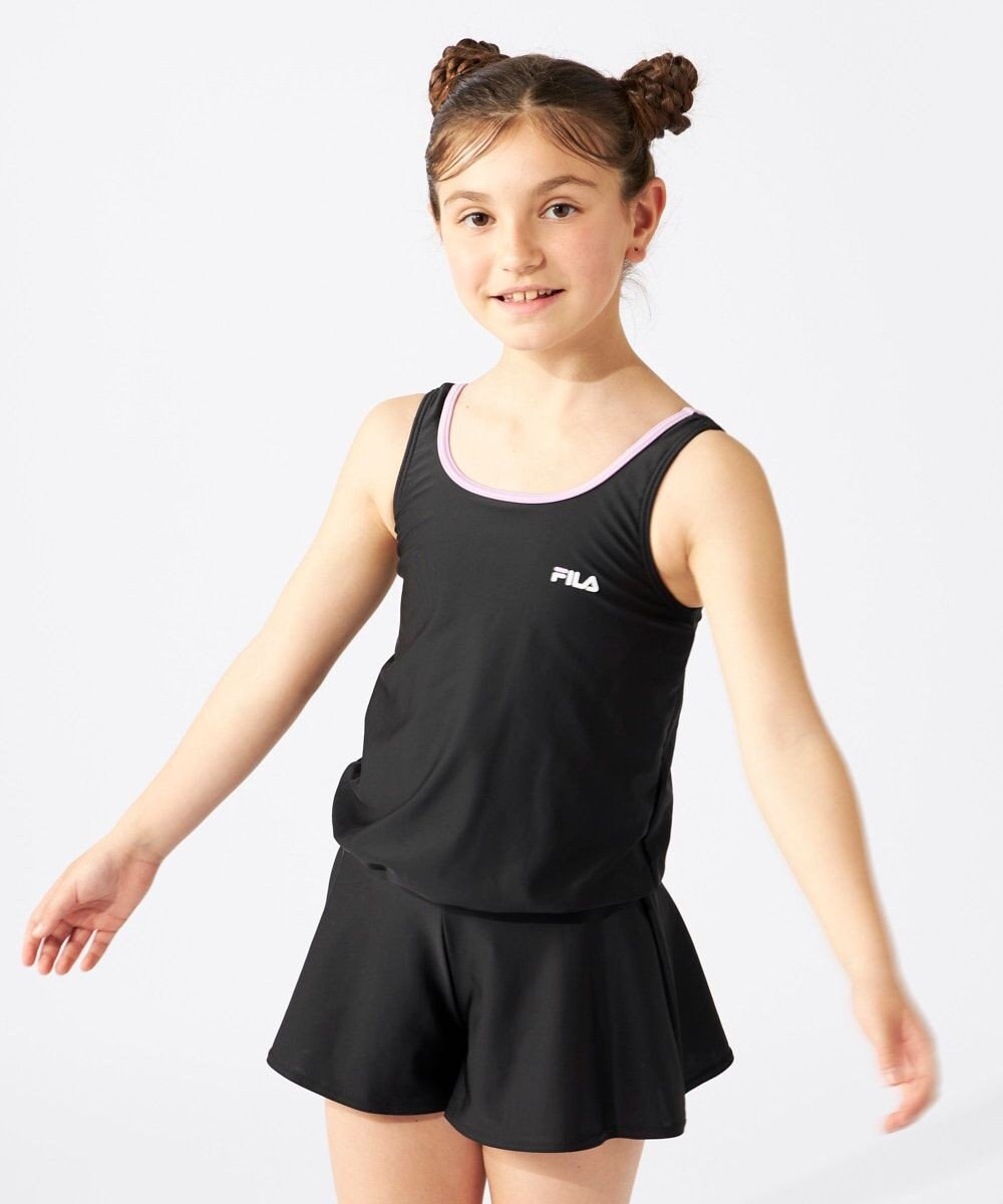 OP／FILA 【FILA】ワンピーススクール水着 キュロットタイプ 