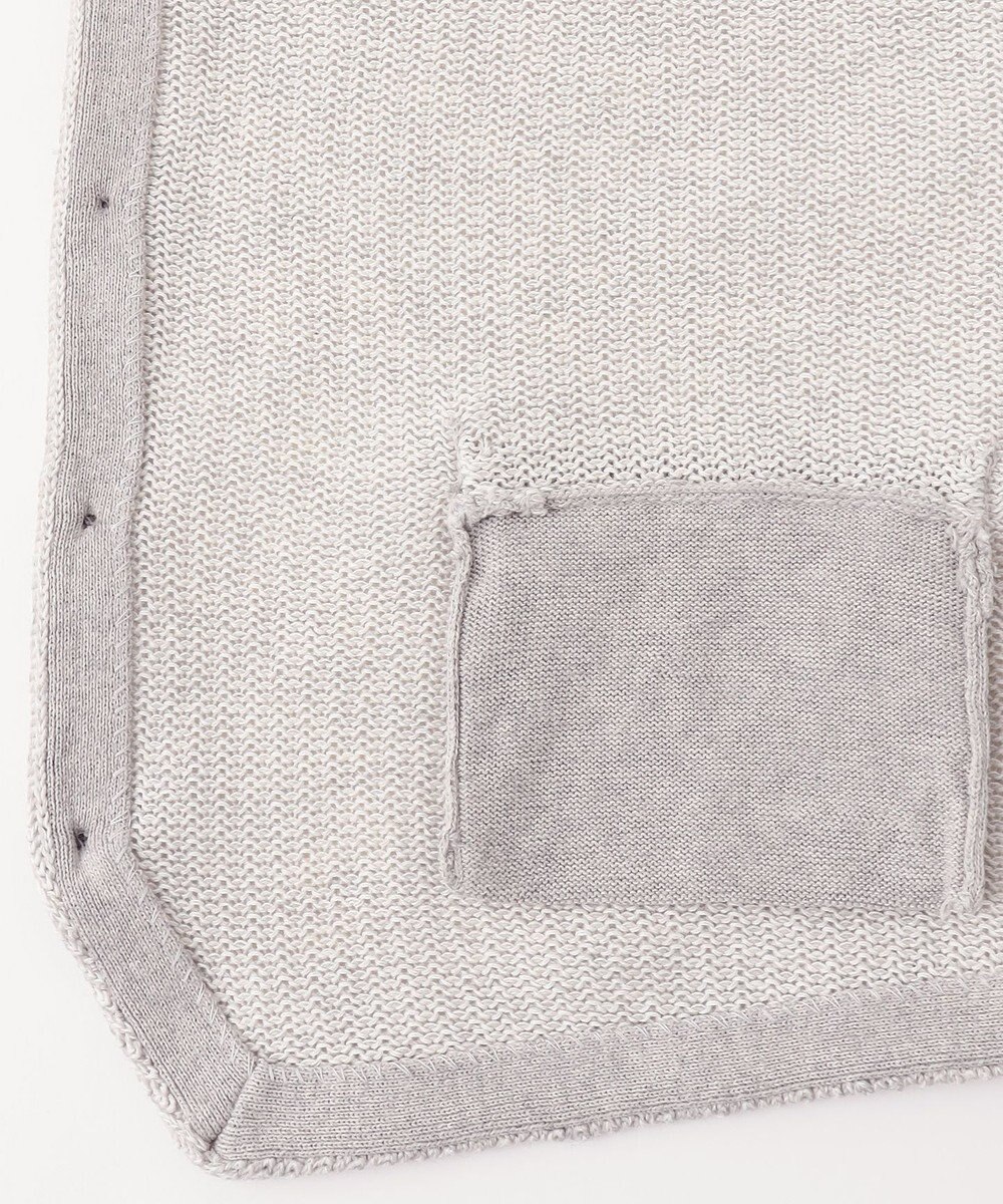 JOSEPH ABBOUD 【洗える】ストローヤーン ニット ベスト 