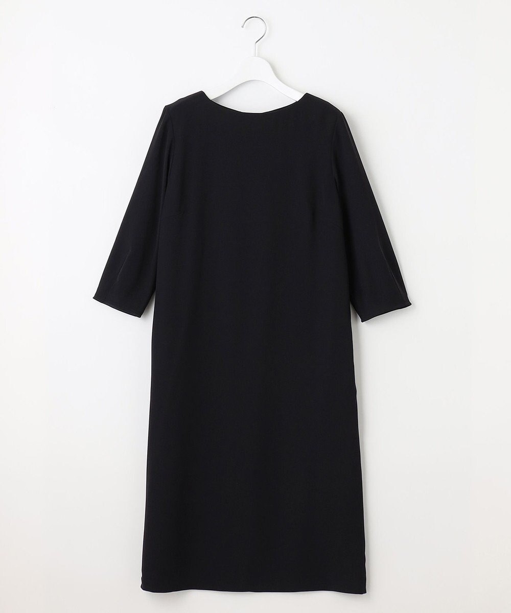 自由区 【XSサイズ～/洗える】ダブルフェイススーティング サックワンピース 
