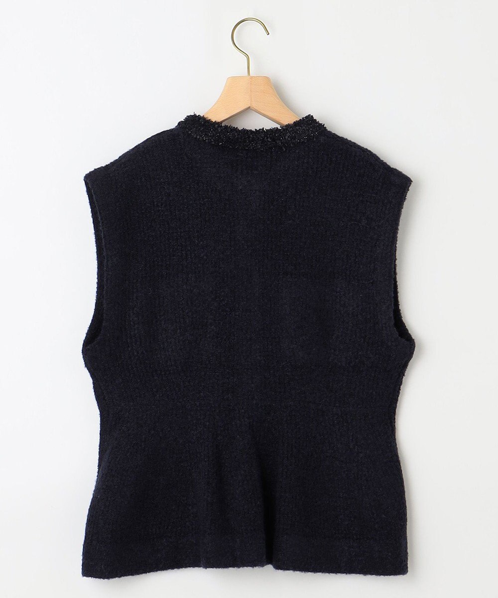 組曲 【WEB限定】ツィードニットベスト 