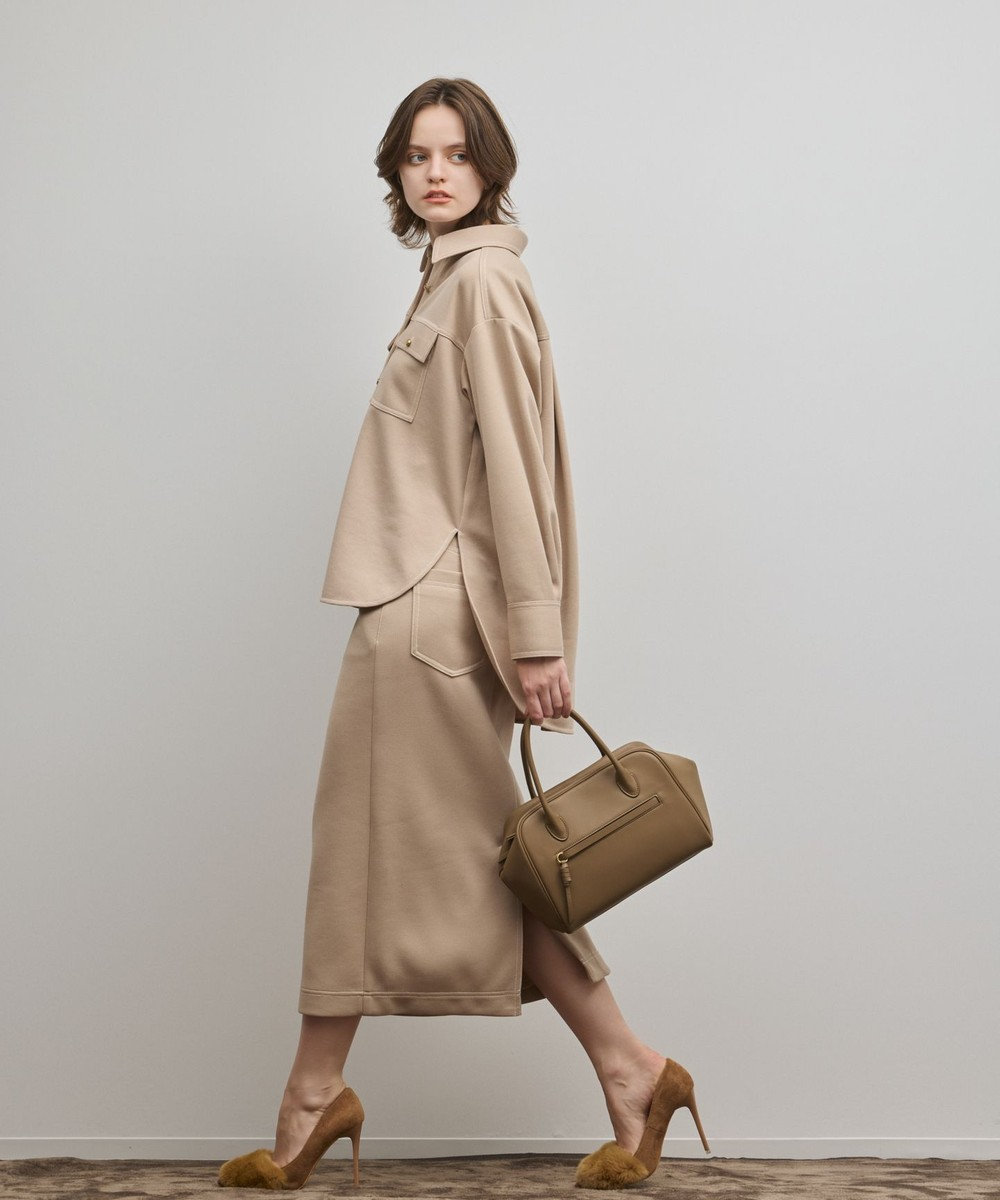 GRACE CONTINENTAL ジャージビッグシャツ 