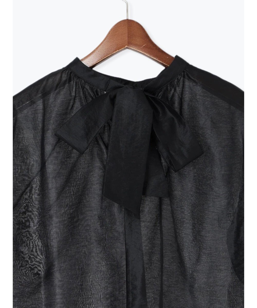 Te chichi レザーライクバックリボンブラウス 