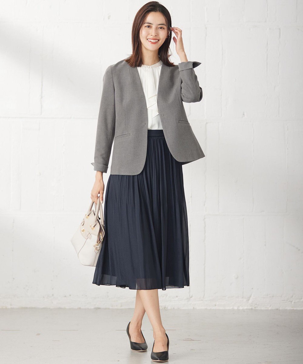 ANY SIS 【洗える】ラッフルボウ ブラウス 長袖 