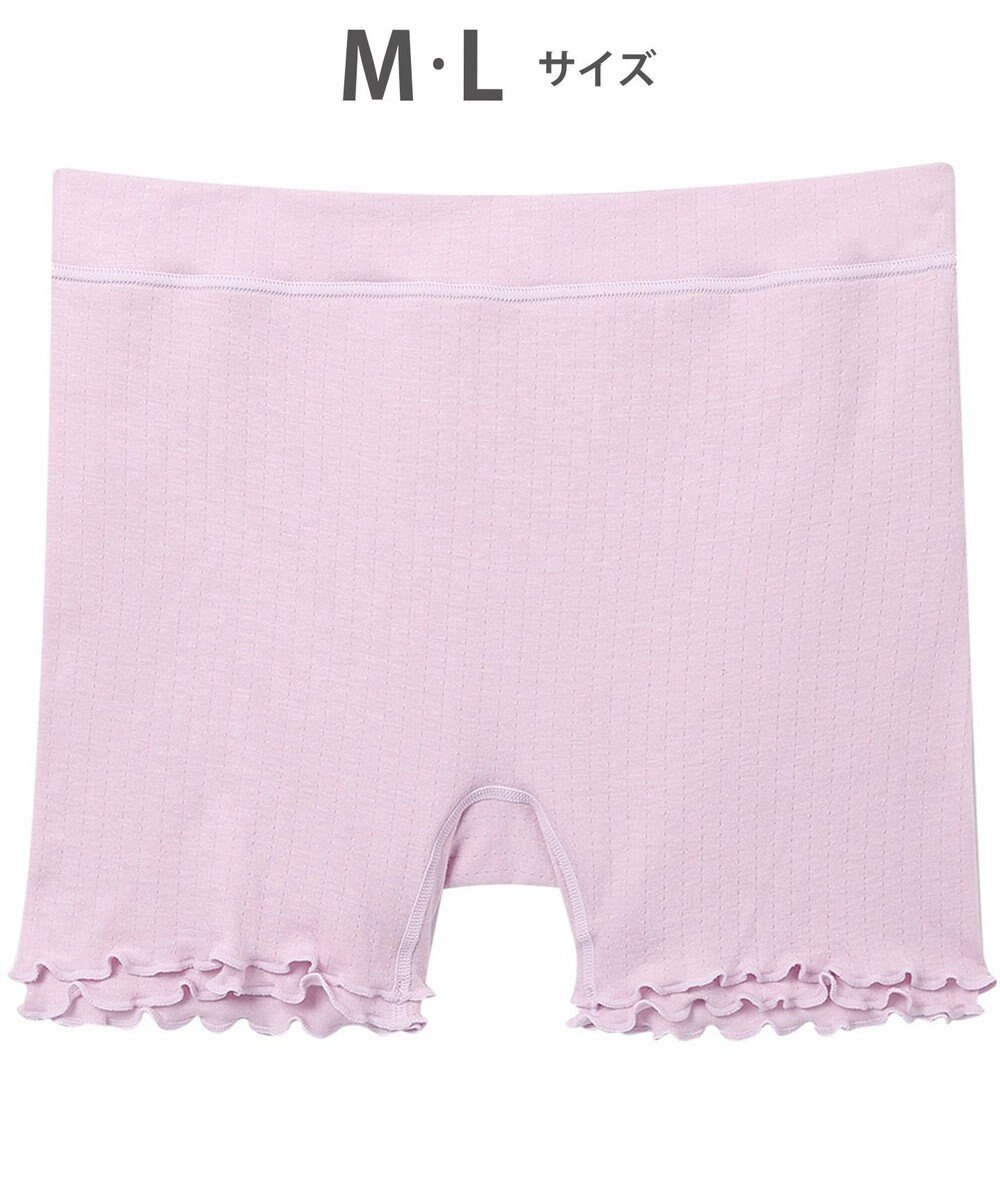 ワコール／睡眠科学 ボーイレングスショーツ 【ねはだ着】 綿100%(身生地) 寝るとき用ショーツ はきこみ丈ふかめ レディース YPX558 睡眠科学／ワコール 