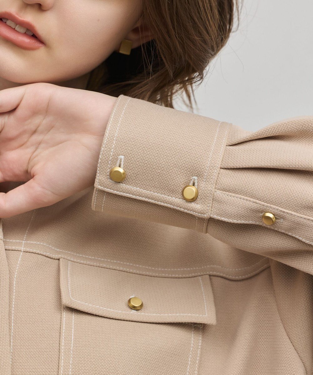 GRACE CONTINENTAL ジャージビッグシャツ 