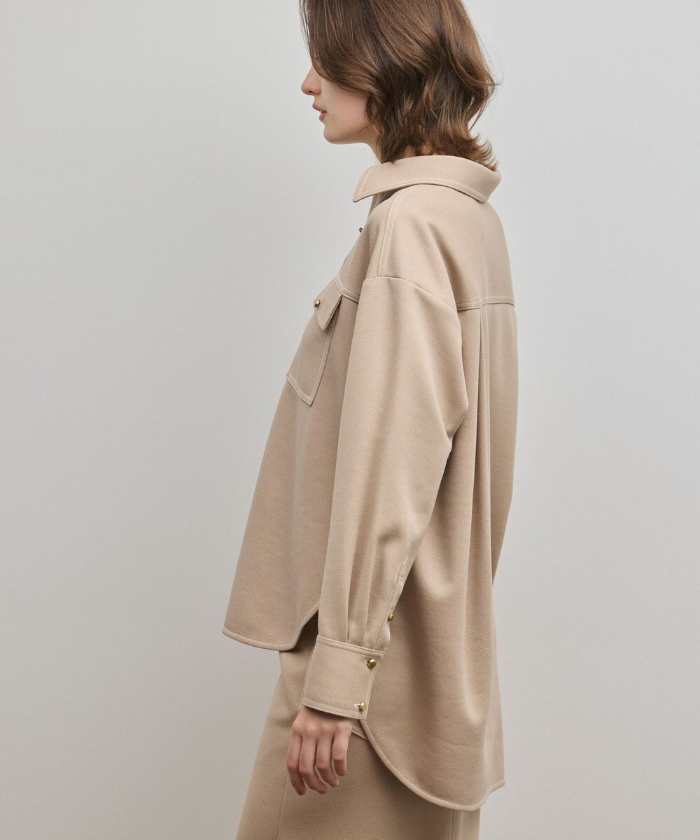 GRACE CONTINENTAL ジャージビッグシャツ 