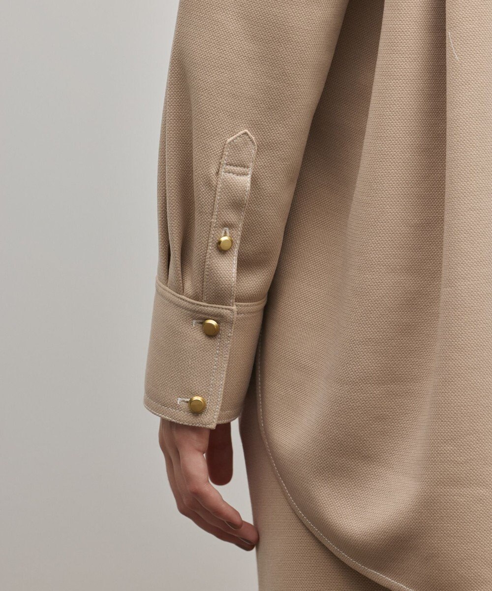 GRACE CONTINENTAL ジャージビッグシャツ 