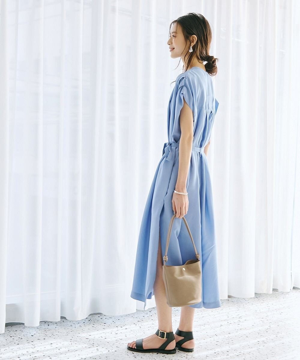 TOPKAPI 【Breath TOPKAPI】シュリンクレザー ノットハンドル 2way ショルダーバッグ 