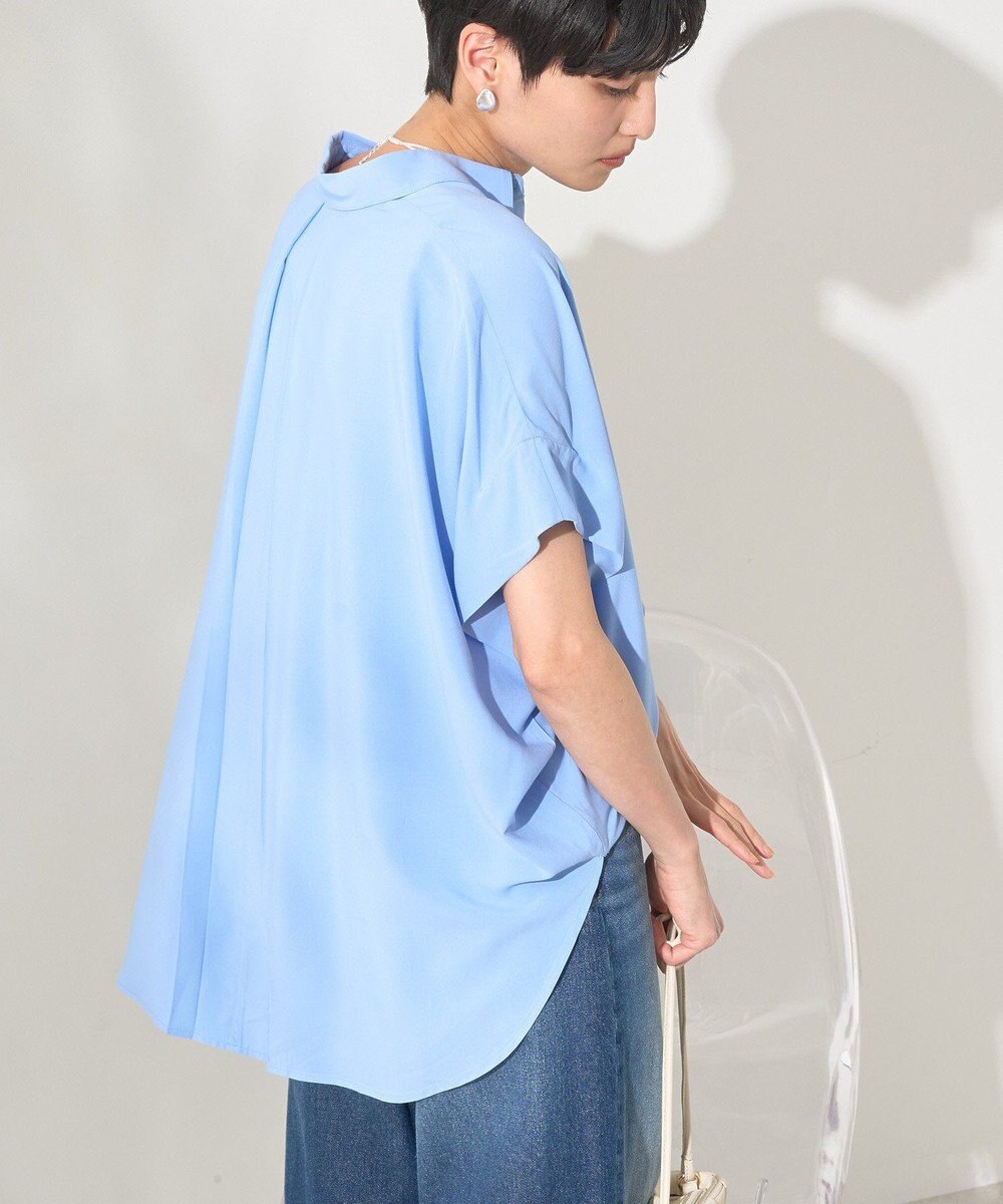 AMERICAN HOLIC 【接触冷感】タックフレンチスリーブシャツ 