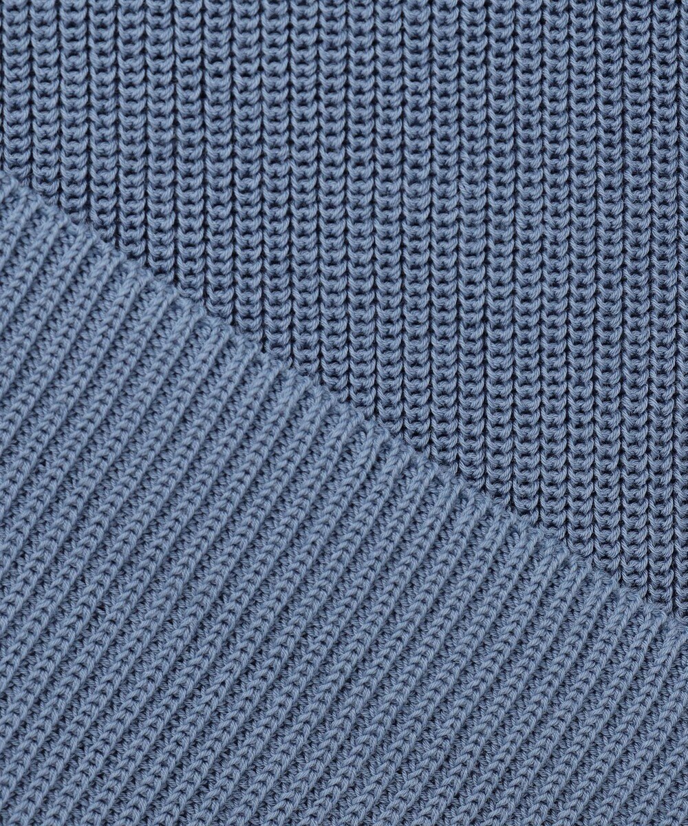 J.PRESS LADIES 【洗える】 ガスコットンアウター キーネック カーディガン 