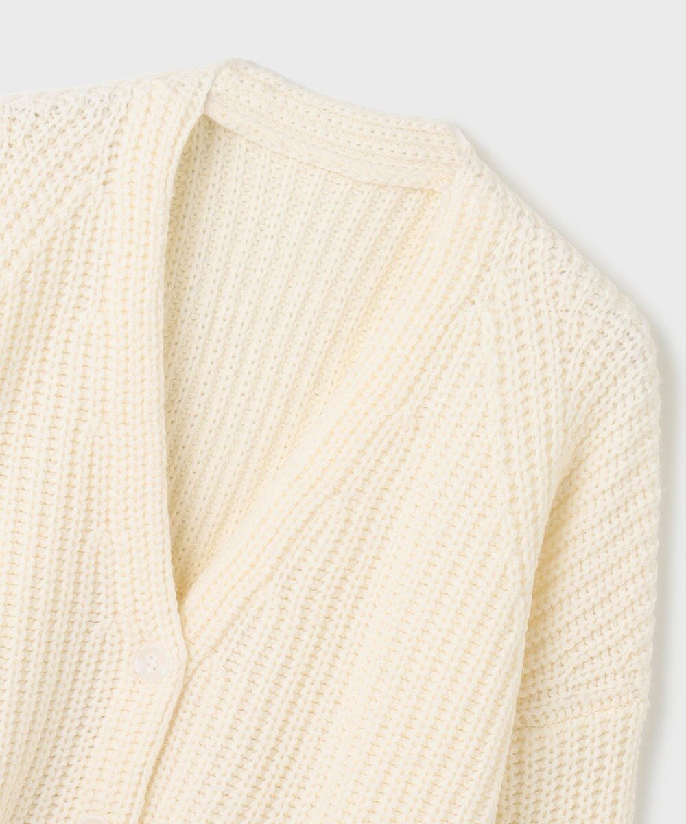 GRACE CONTINENTAL 畦ルーズニットカーディガン 