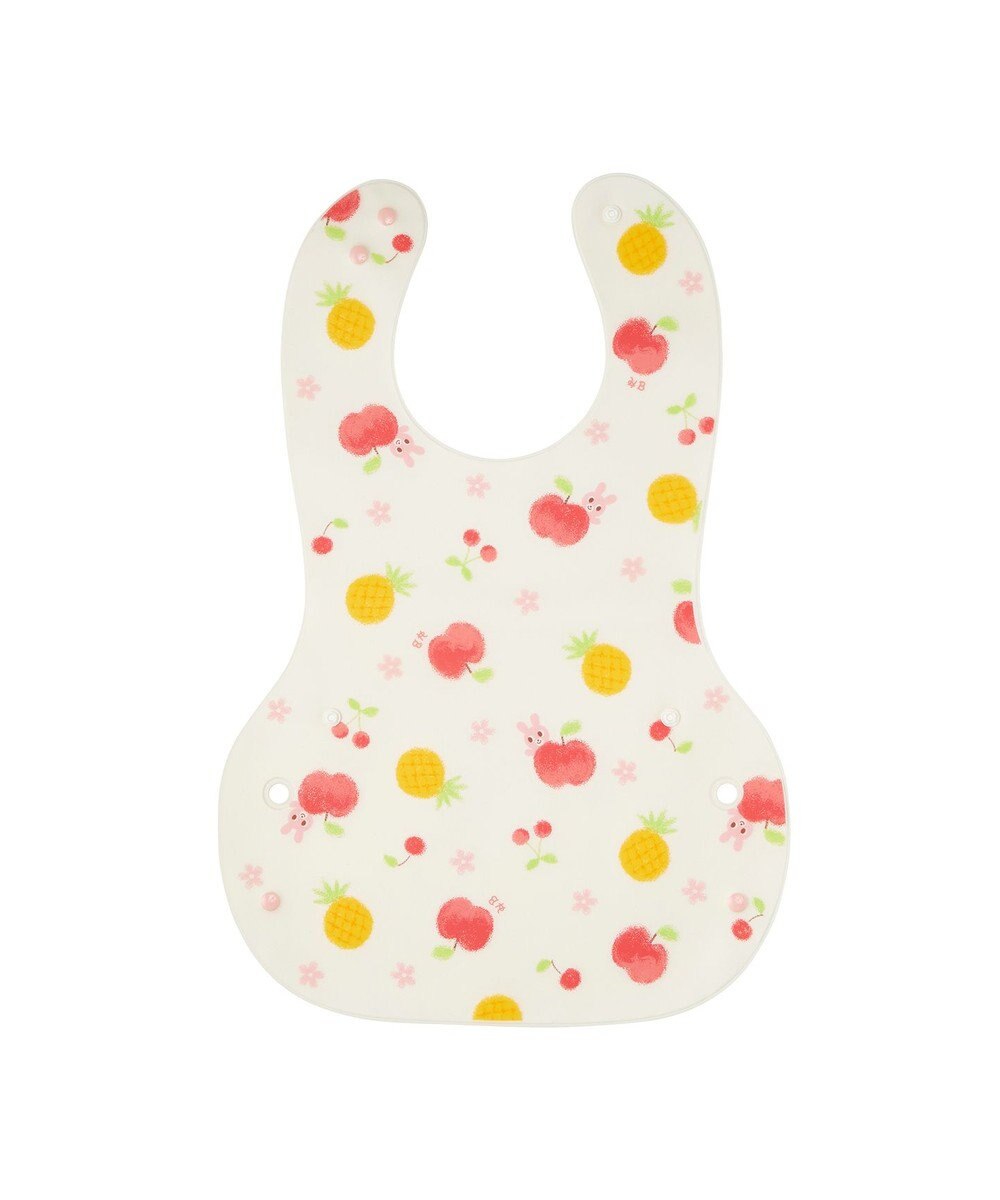 MIKI HOUSE HOT BISCUITS 総柄 お食事スタイ 