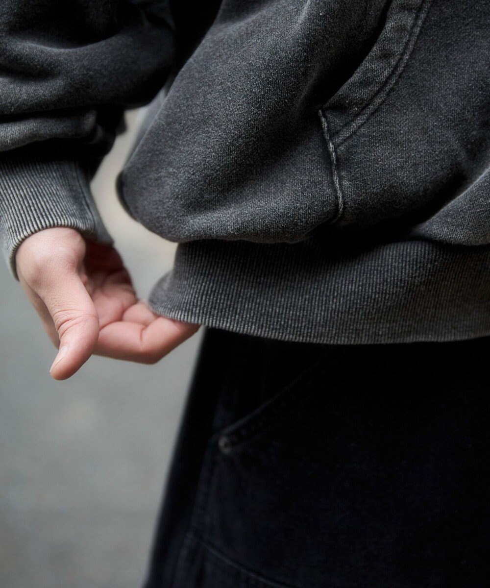 WEGO 【ユニセックス着用ITEM】ブリーチグラフィックZIPパーカー 