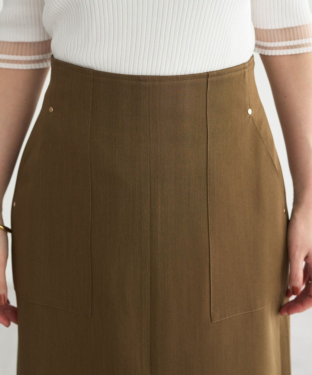 YECCA VECCA ドライタッチナロースカート 