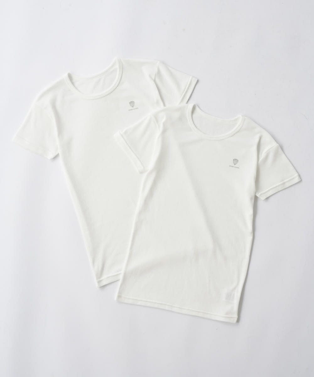 BEAMS SCHOOL 半袖インナーシャツ2枚セット 
