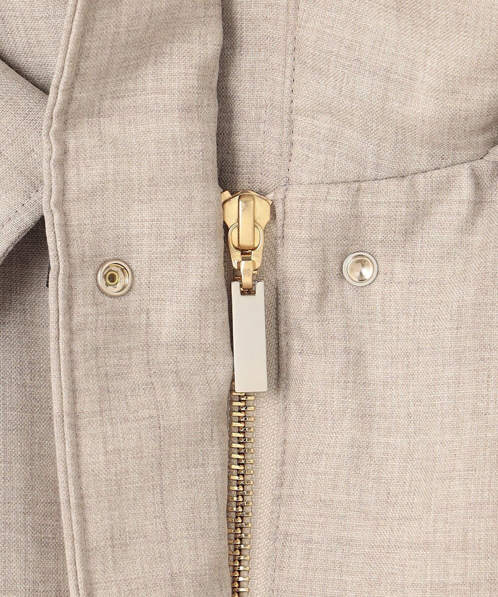 自由区 【ファー取り外し可】ライトウールダウン 