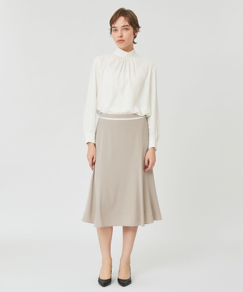 BEIGE， 【L-size】EVA / ハイネックロングスリーブブラウス 