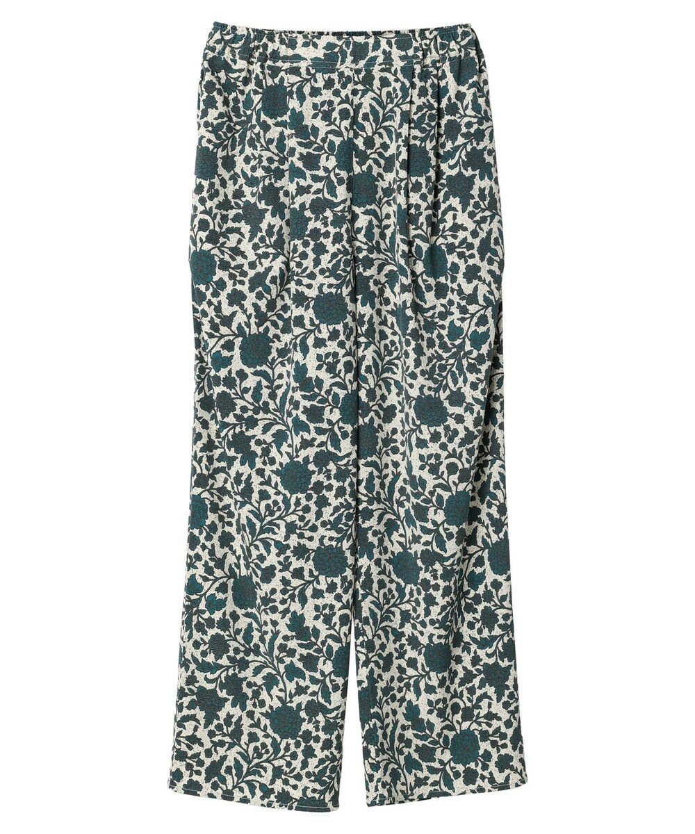 Green Parks ボタニカル柄イージーパンツ 