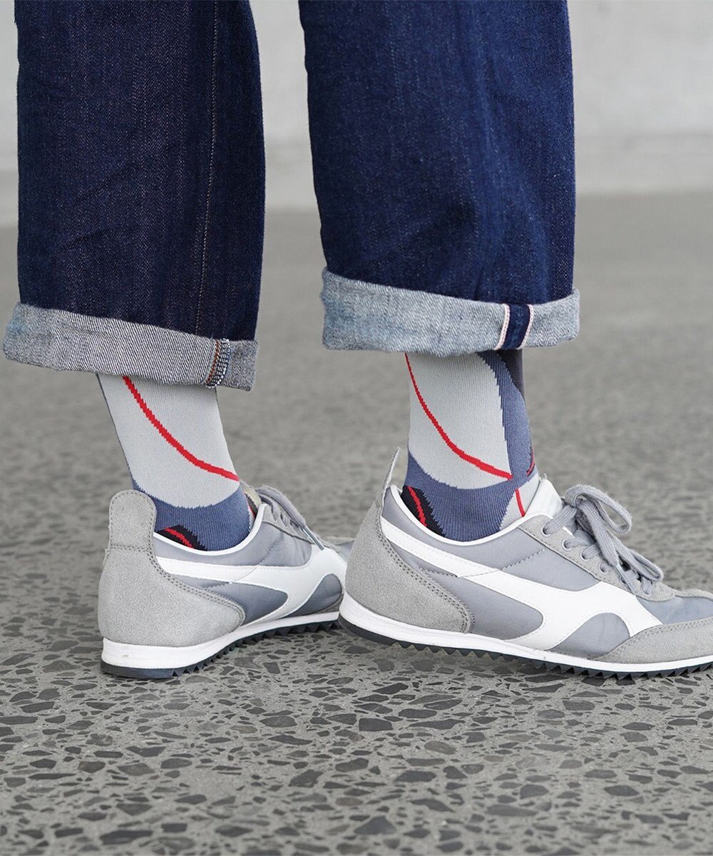 nitorito 【UNISEX】米沢オリジナル柄 nuts 靴下 