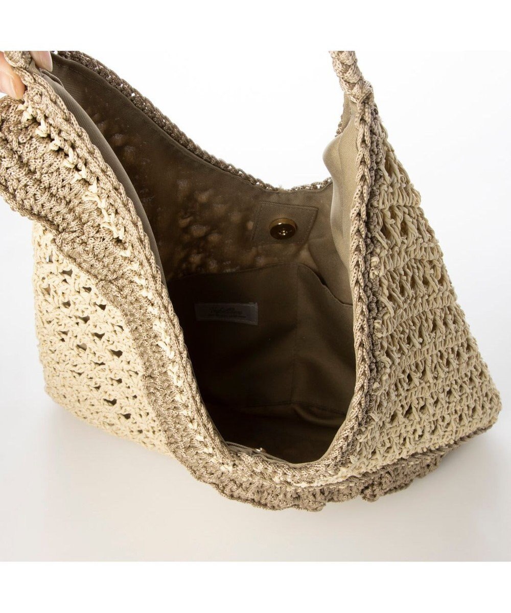 UNBILLION cachecache フリル編みワンハンドルクロッシェトート 