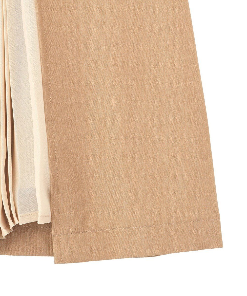 YECCA VECCA プリーツMIXフレアスカート 