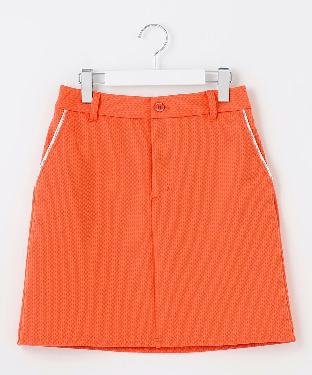 23区GOLF 【WOMEN】ヘリンボンジャージスカート 