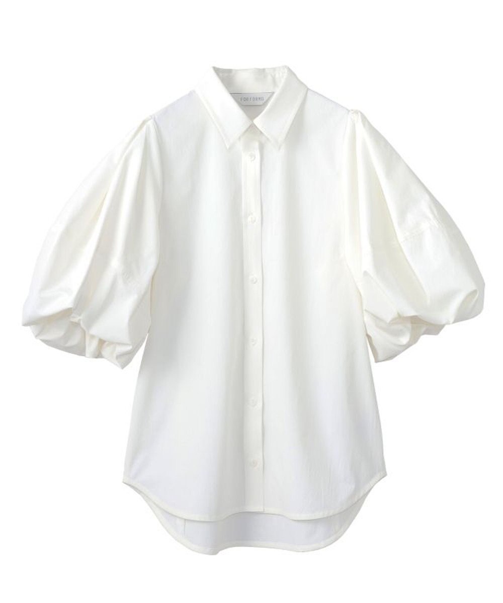 FORFORMO Tuck Puff Sleeve Shirt タックパフスリーブシャツ 