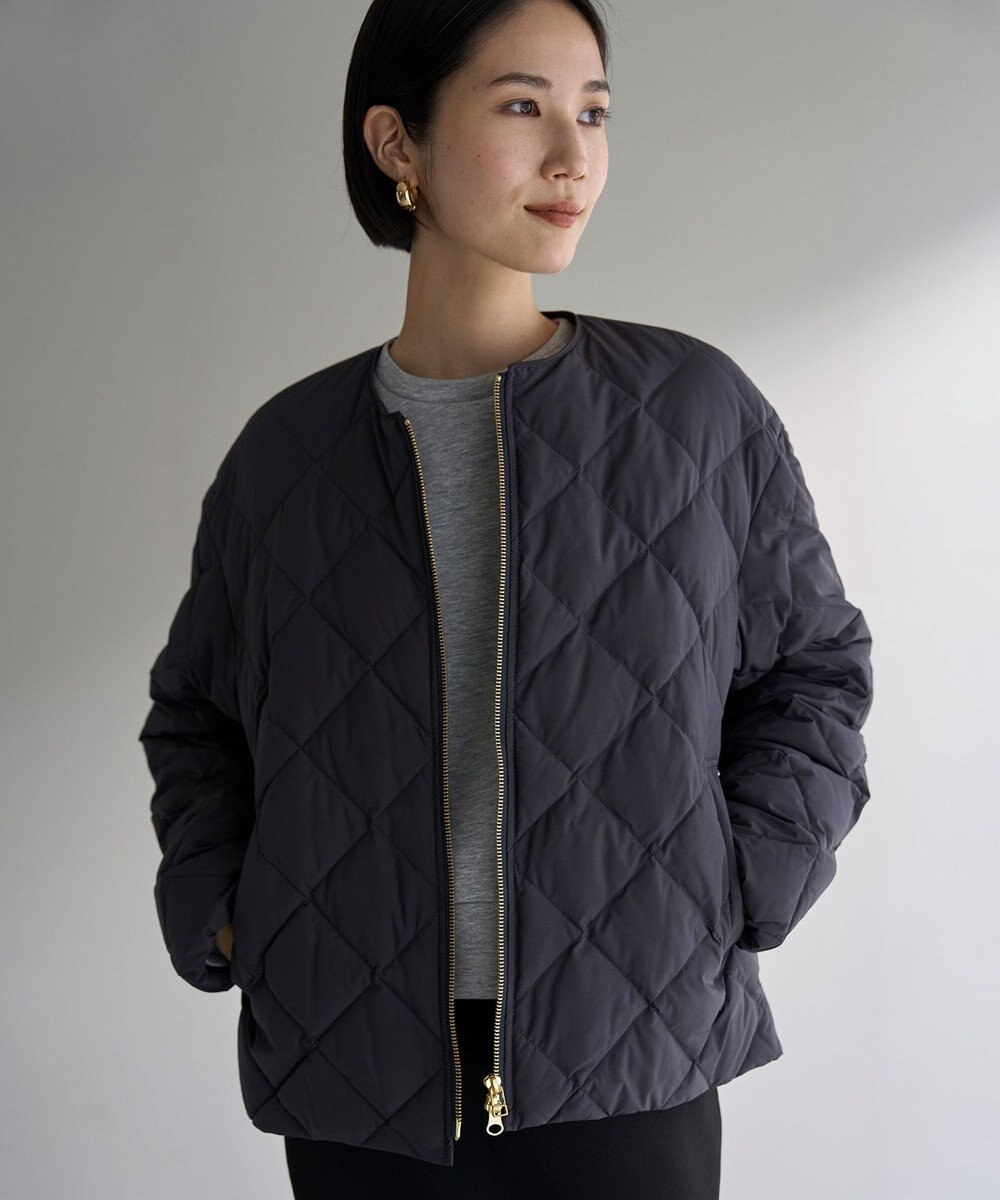 UNFILO 【TAION×UNFILO】キルティングダウン ショート丈ブルゾン 