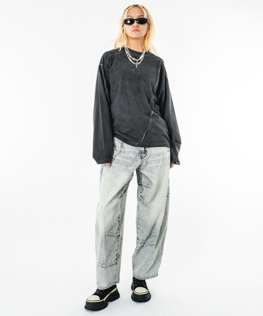 WEGO 【ユニセックス着用ITEM】コールドダイスウィッチングT（LS） 