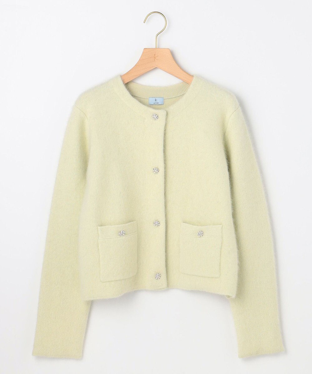 組曲 L 【加藤ローサさん着用】フラッフィーファーニット ジャケット 