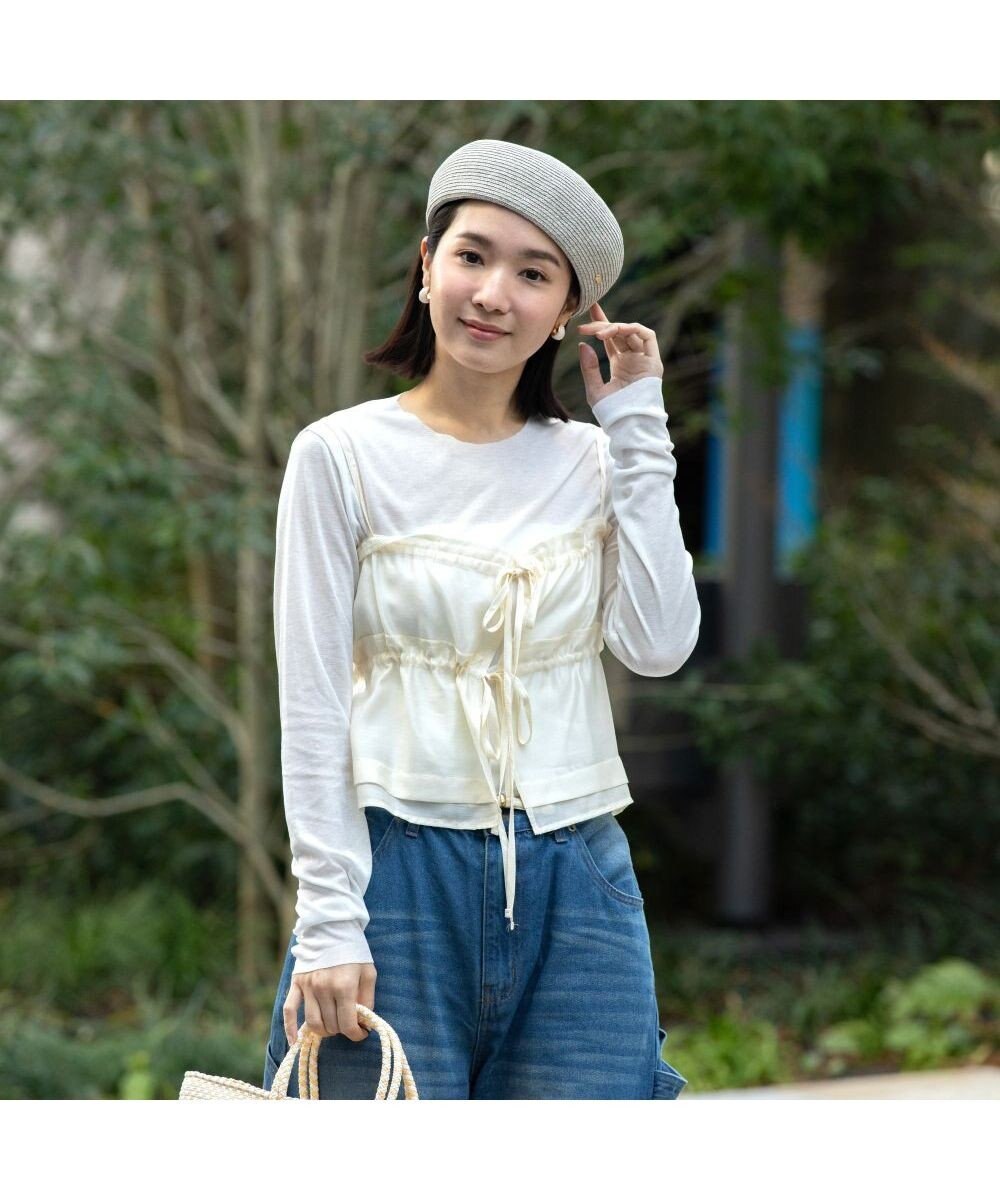 林八百吉商店 un chapeau　ペーパーブレードベレー 