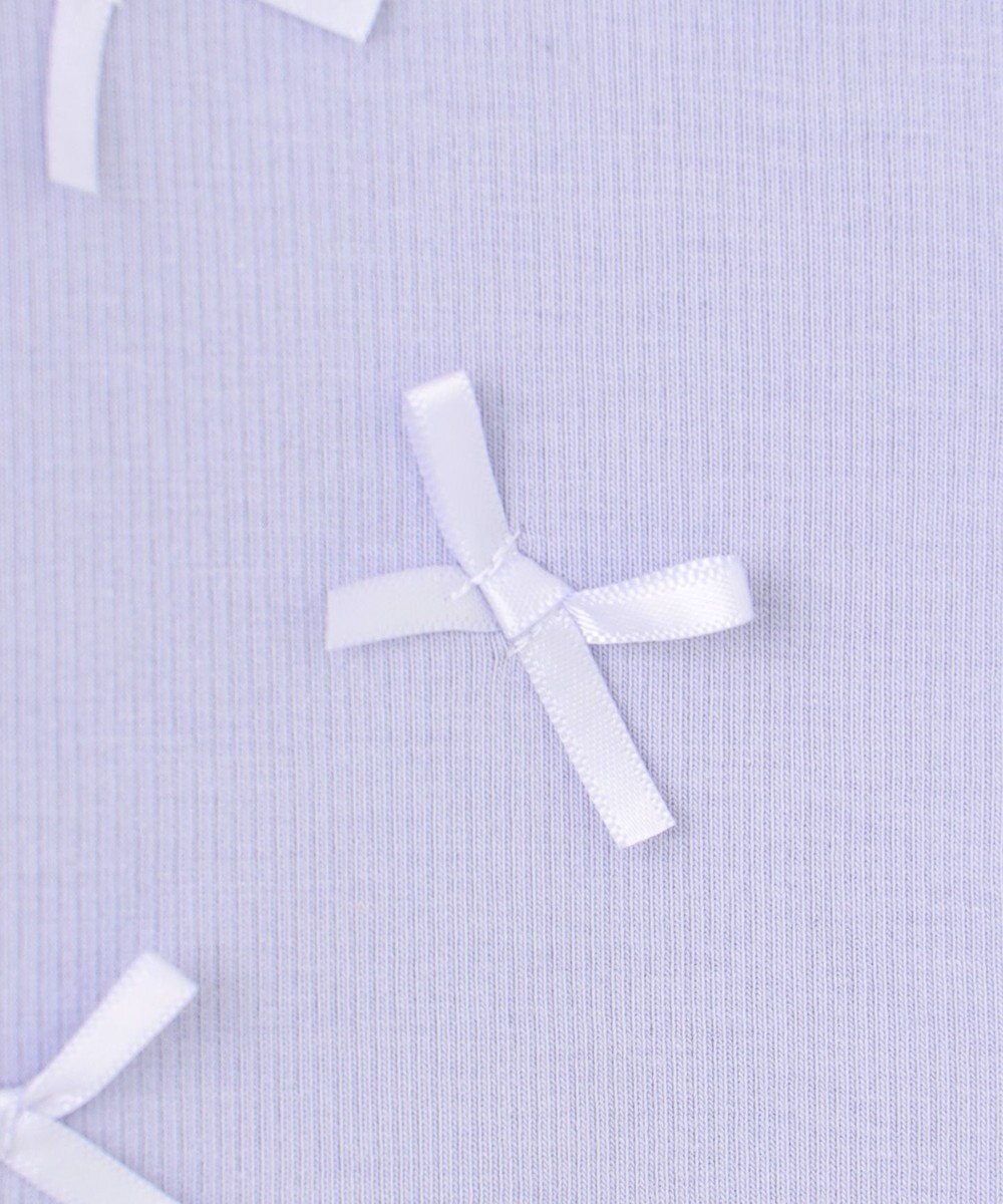 ANY KIDS スナップボタン リボンカーディガン 