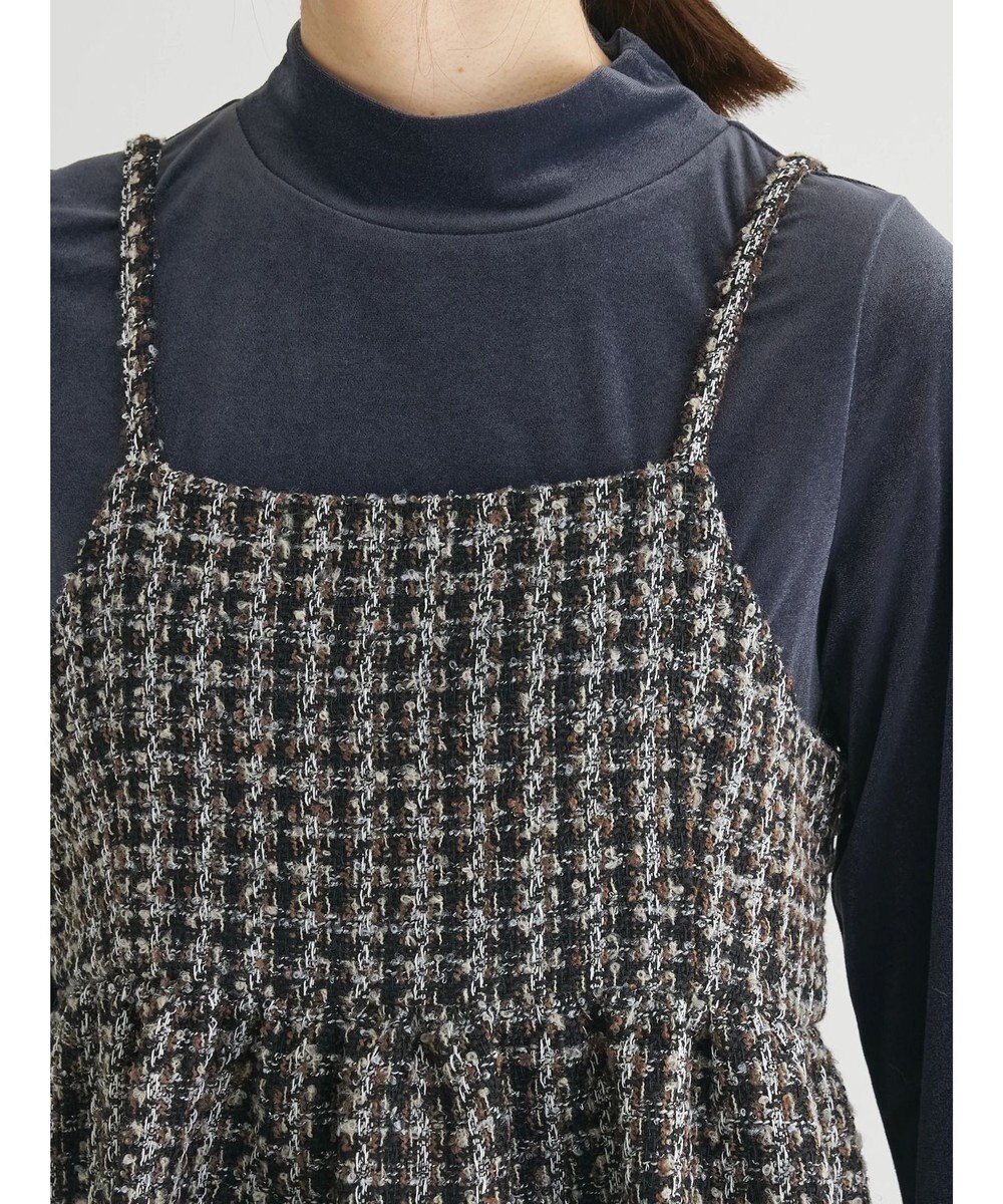 Green Parks ・ＥＬＥＮＣＡＲＥ　ＤＵＥ　ツイードバックリボンキャミ 