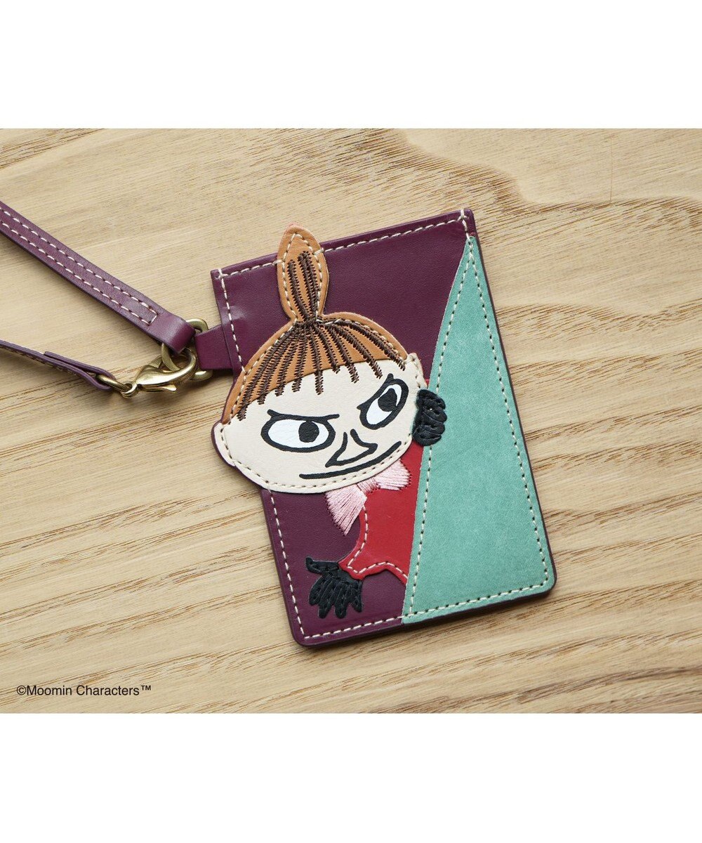 genten MOOMIN collection はみ出しパスケース「リトルミイ」 