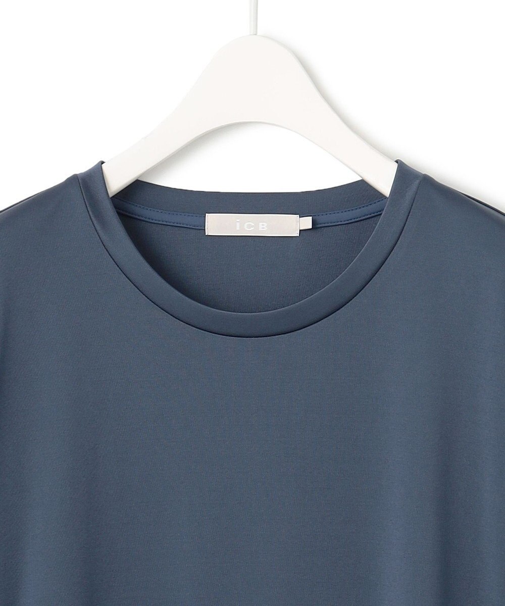 ICB 【洗える】シアージャージーコンビ カットソー 