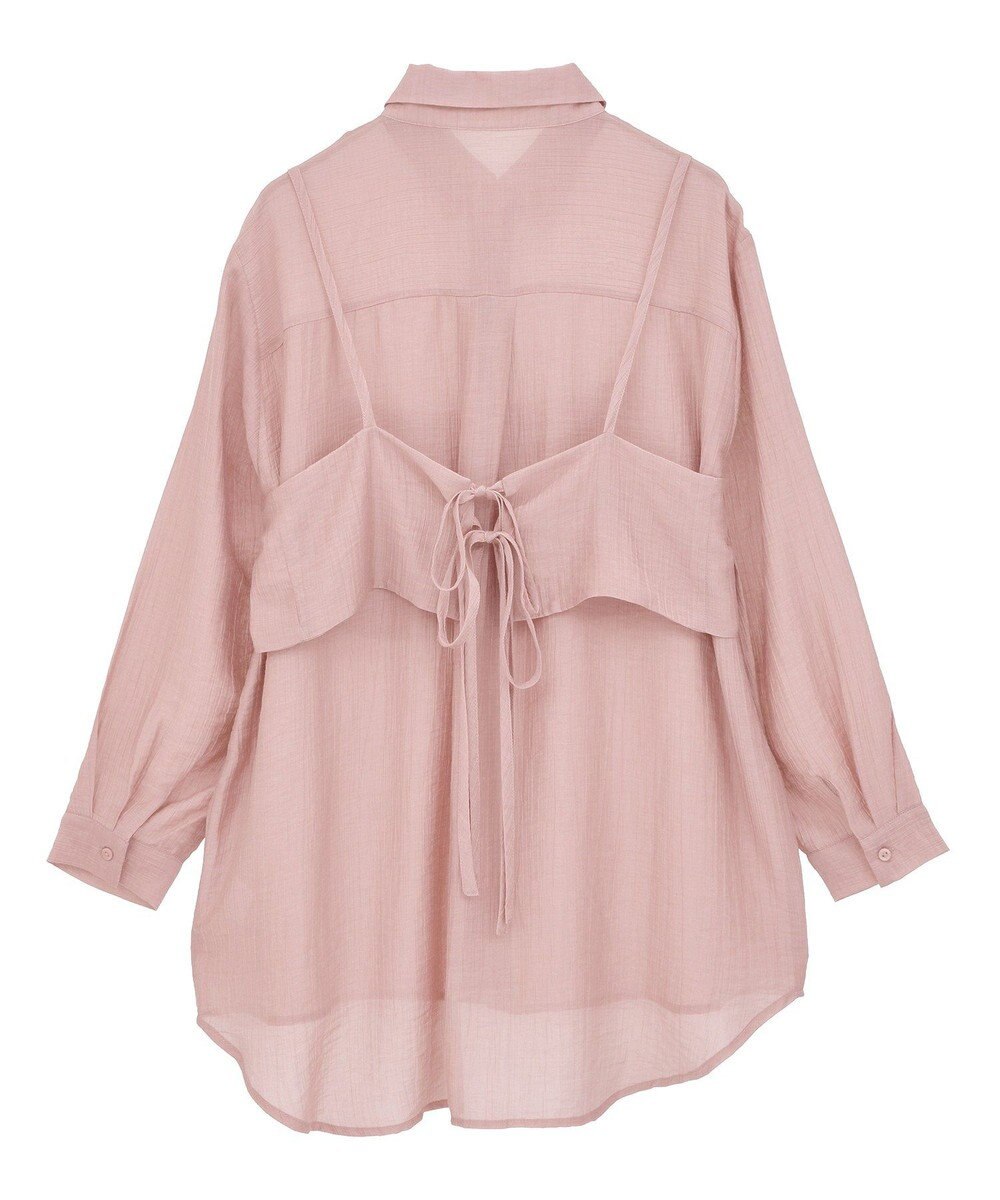 Green Parks ＳＥＴ２点シアーシャツ＋ビスチェ 