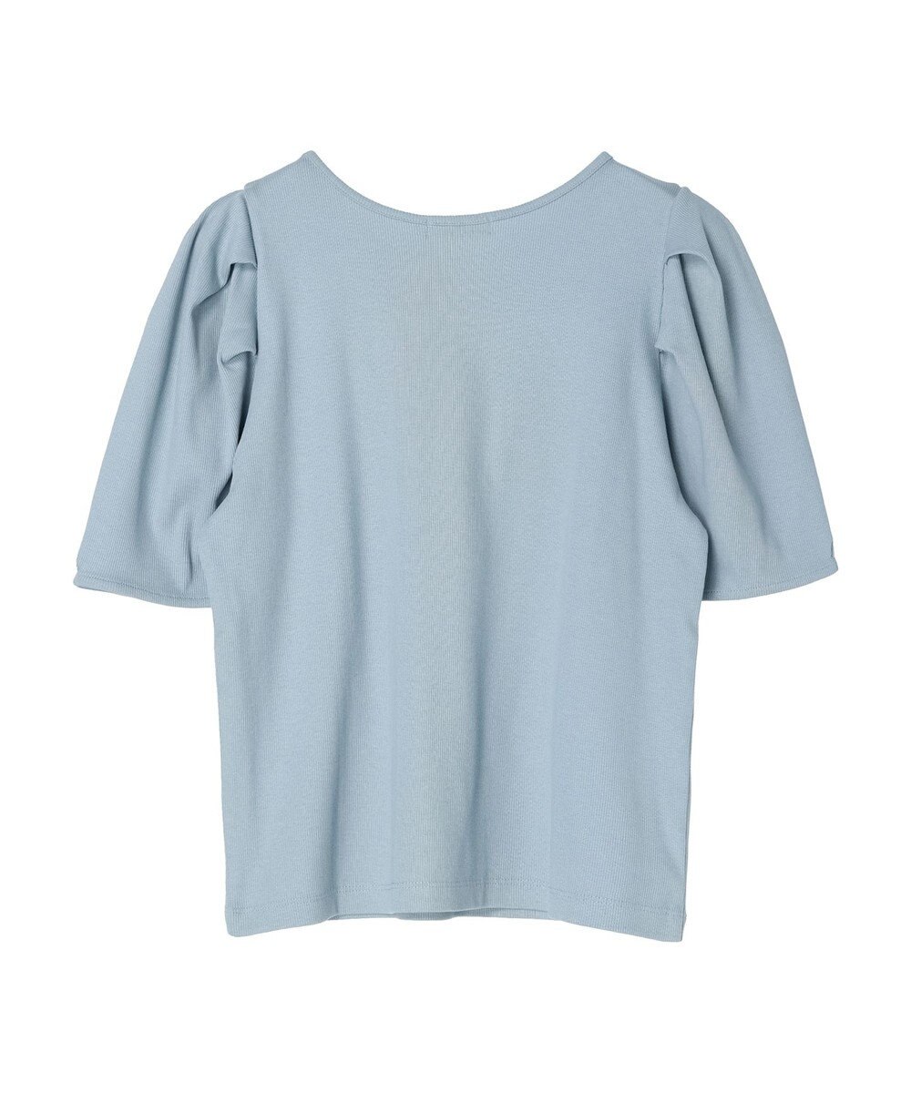 earth music&ecology パワーショルダーリブプルオーバー 