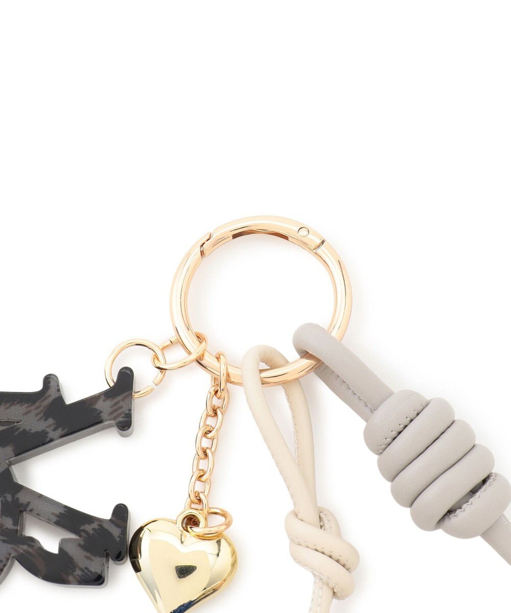 23区 VIOLAd'ORO ロゴアクリル タッセル付き バッグチャーム 