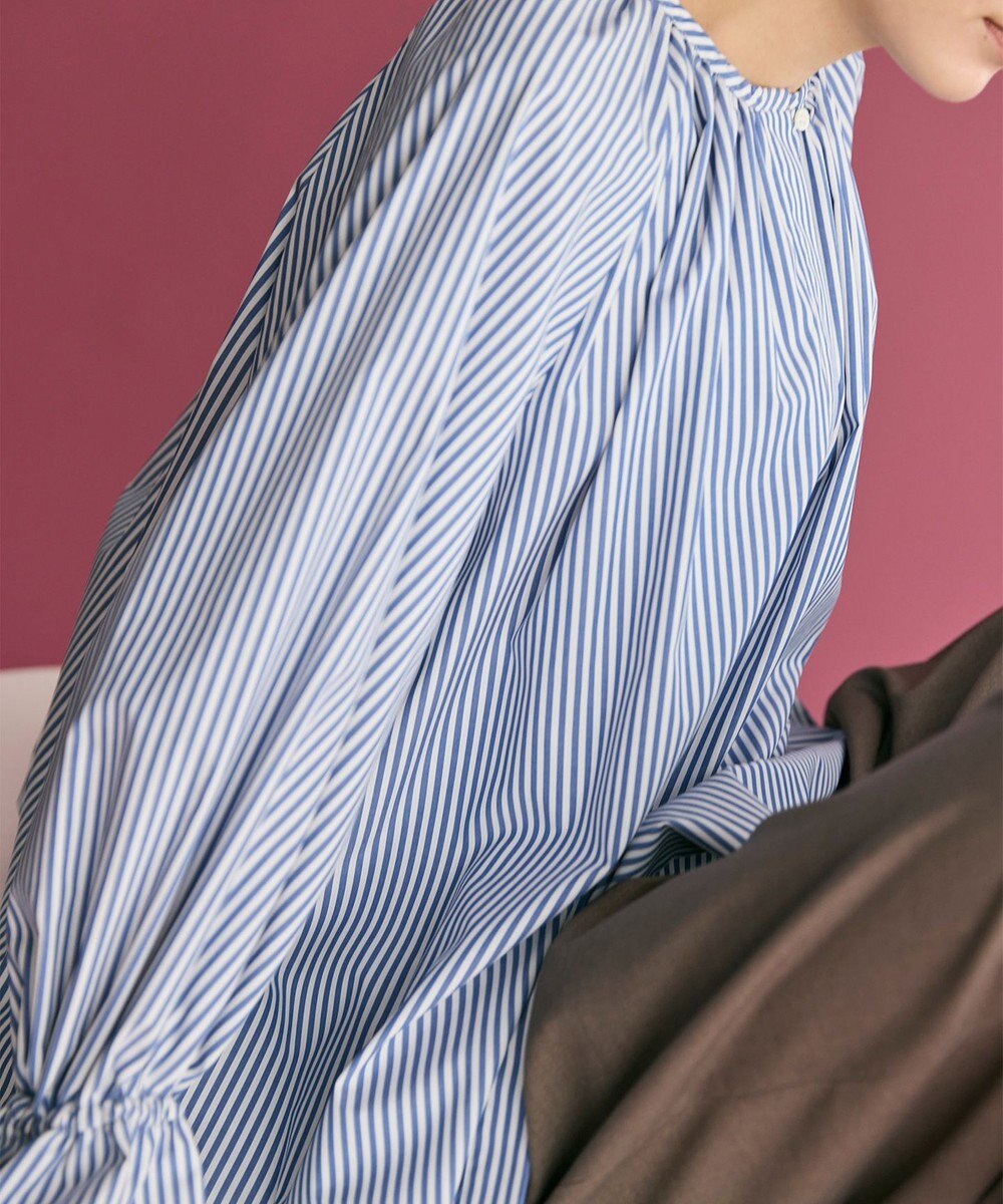 #Newans 【洗濯機可】フルギャザーブラウス 