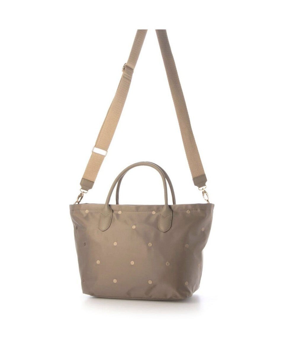 UNBILLION ペルケ perche / ナイロンドット刺繍2wayトート 