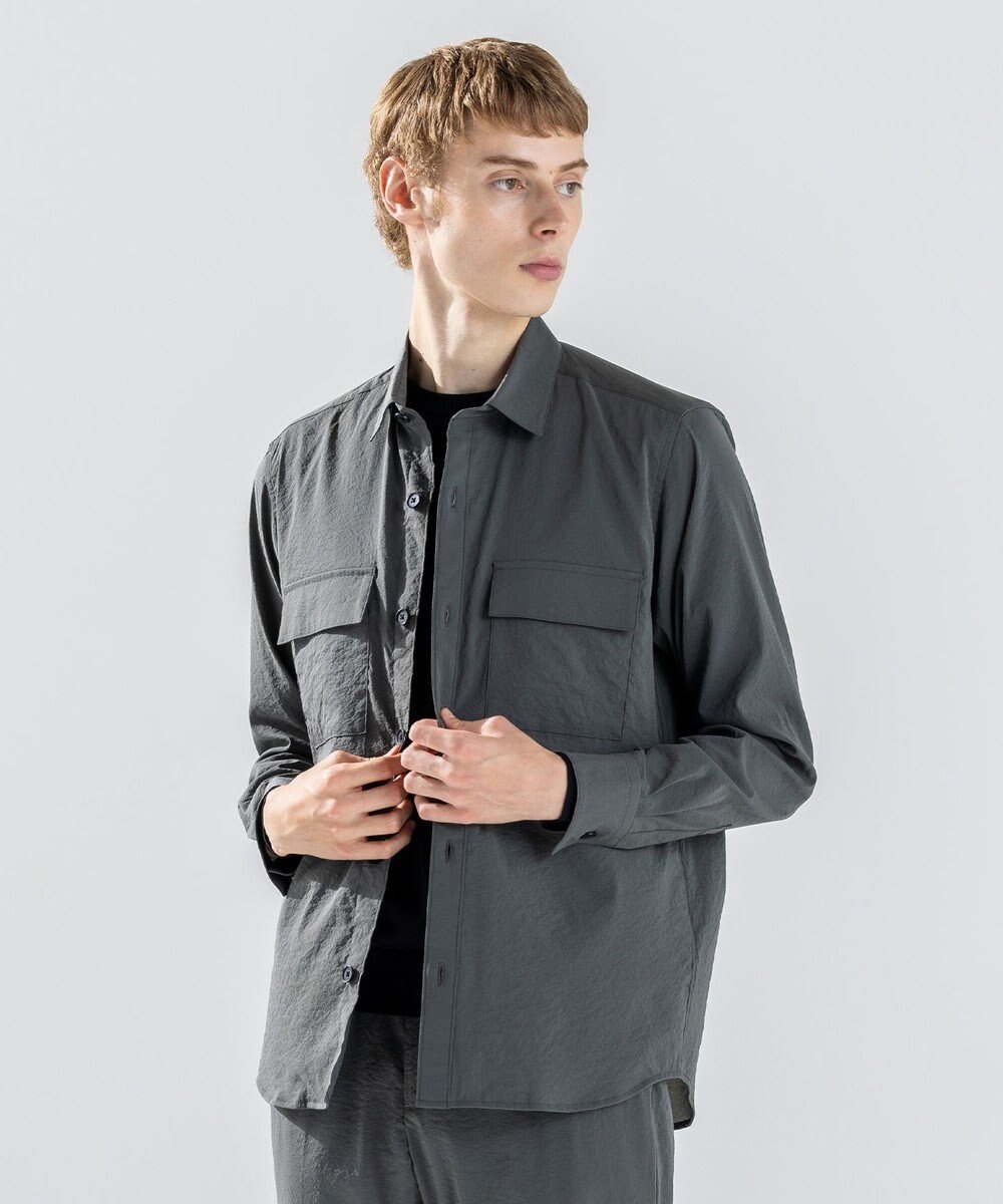 JOSEPH HOMME 新素材【ストレッチ】グレインウェーブストレッチ / シャツブルゾン 