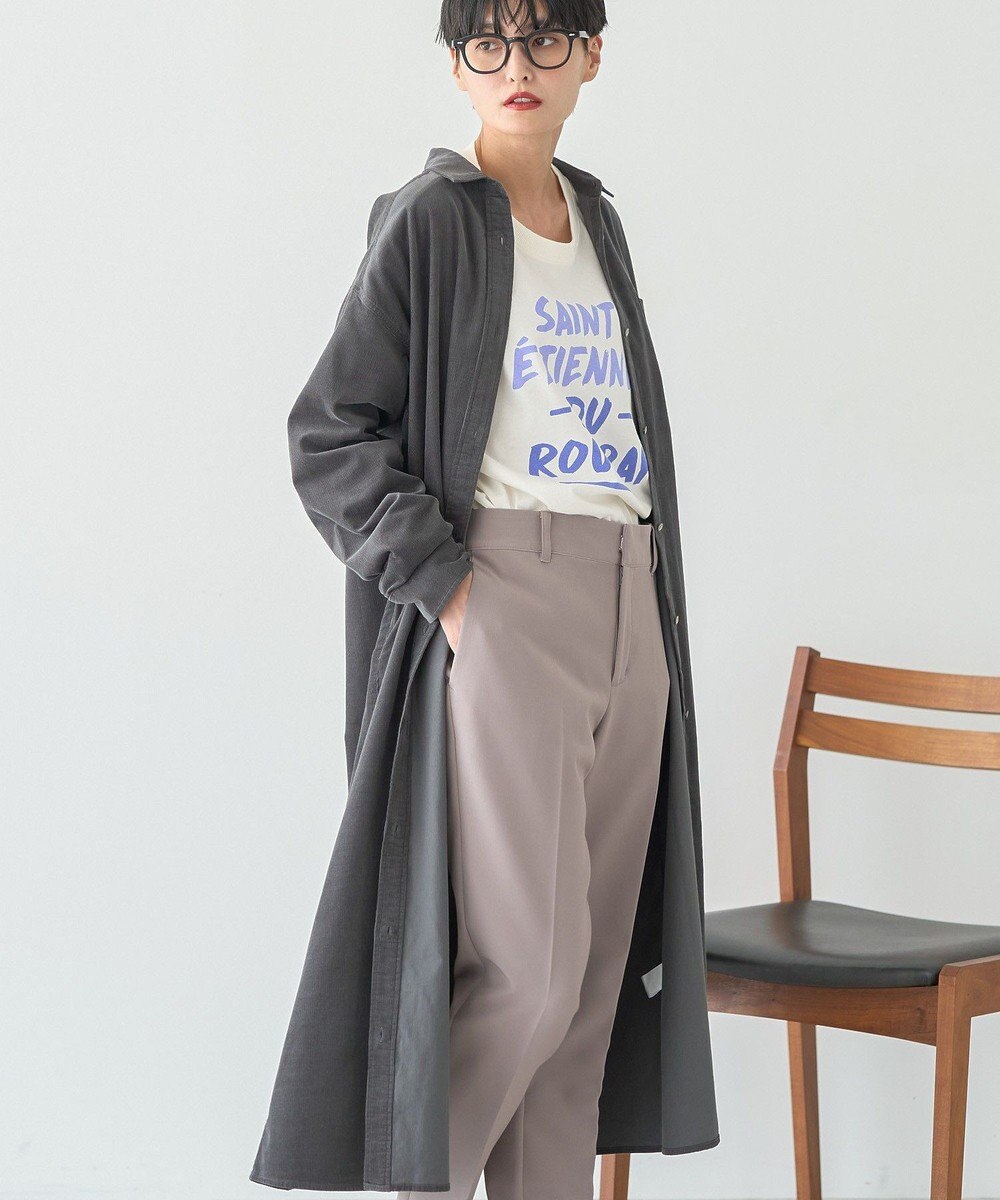 AMERICAN HOLIC コーデュロイシャツワンピース 
