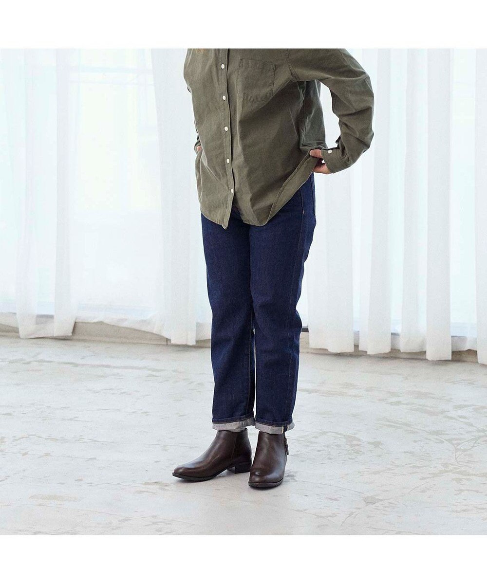 ing <ing>【WEB限定】【レイン対応】サイドファスナーショートブーツ 