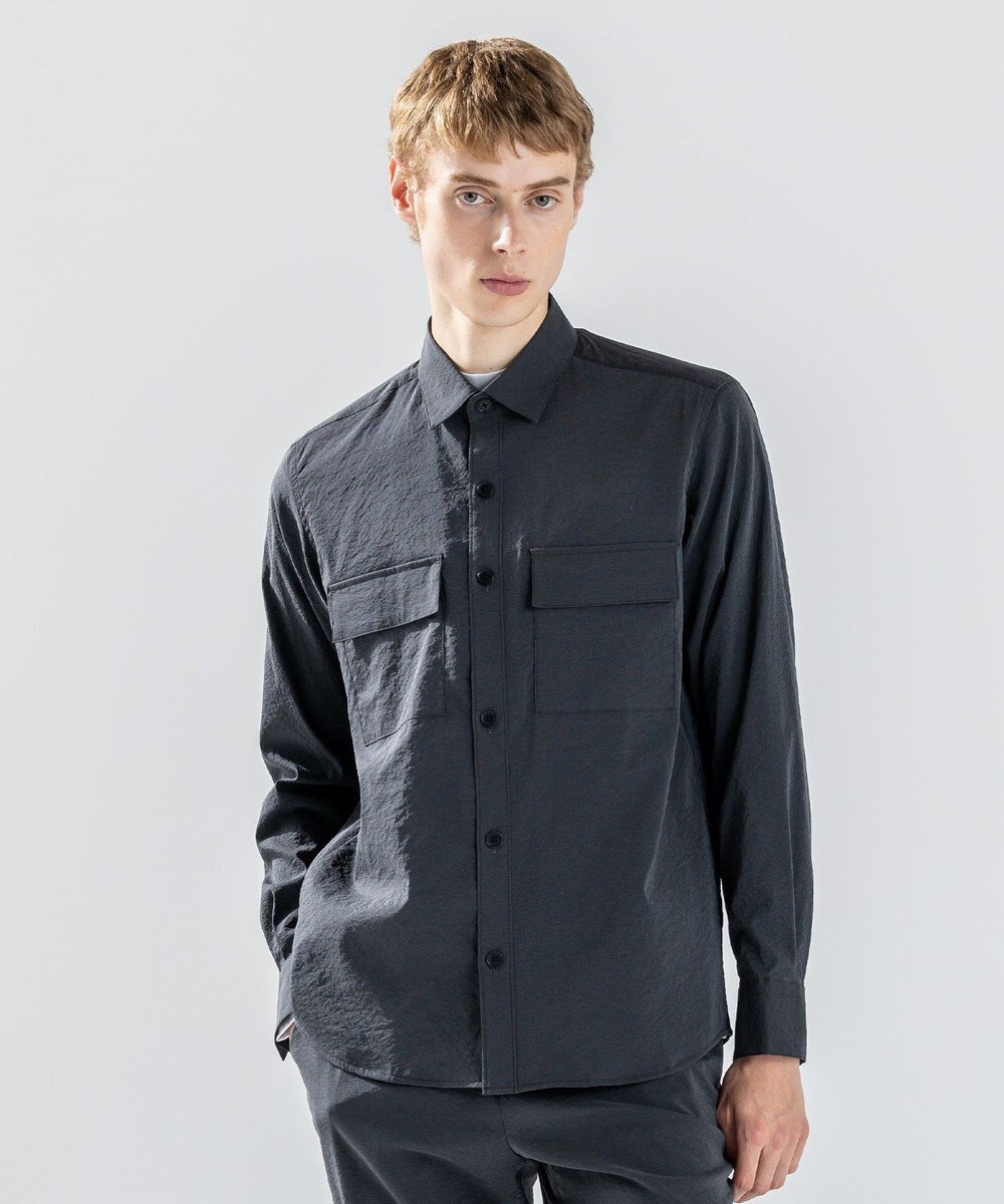 JOSEPH HOMME 新素材【ストレッチ】グレインウェーブストレッチ / シャツブルゾン 