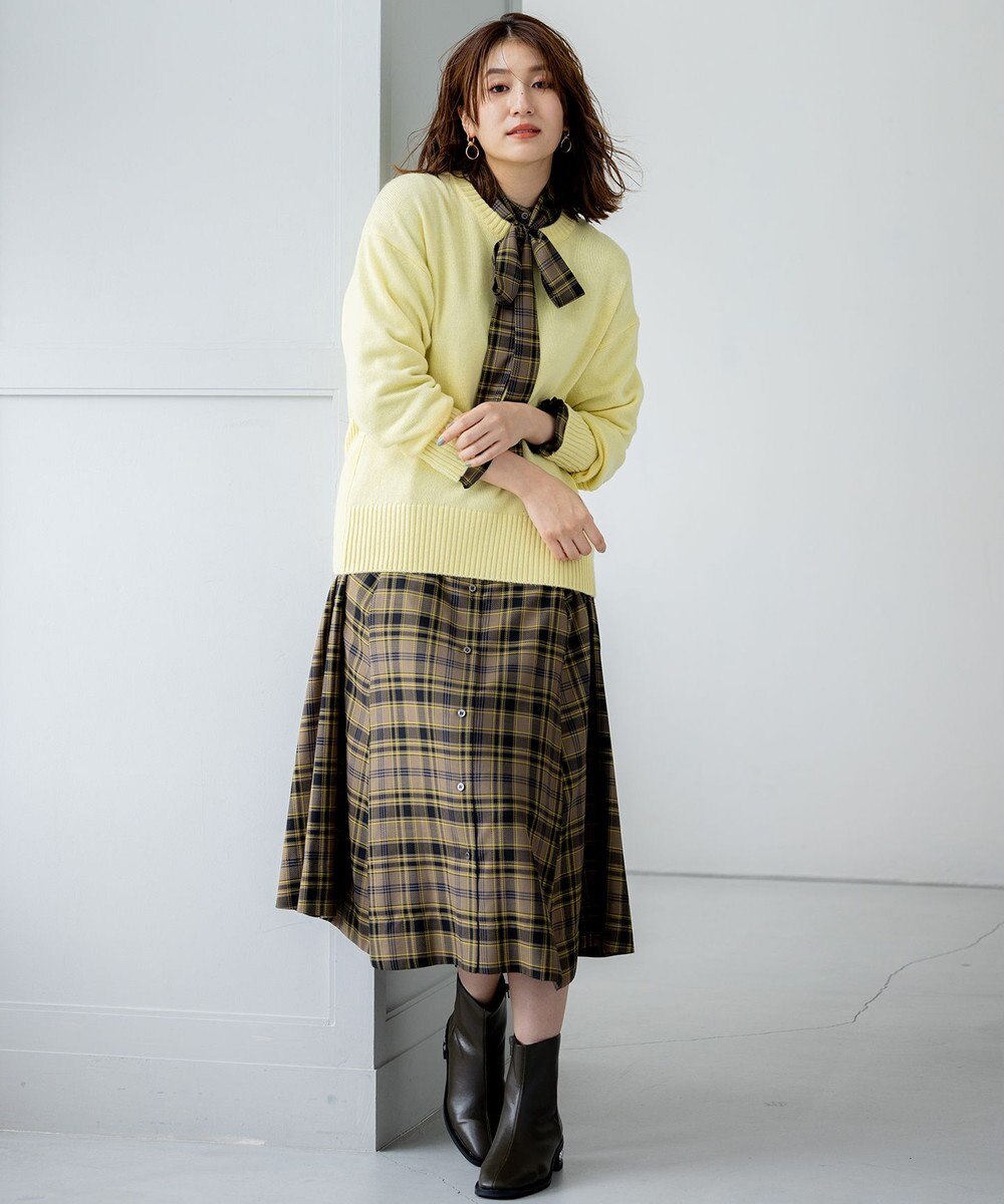 組曲 S カシミヤブレンドバルキープルオーバー ニット 